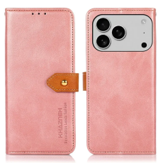 KHAZNEH - KHAZNEH iPhone 17 Pro Max Plånboksfodral Läder Stativ