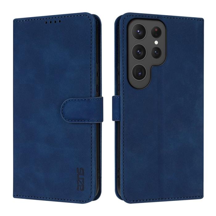 AZNS - AZNS Samsung Galaxy S26 Ultra Fodral PU Läder - Blå