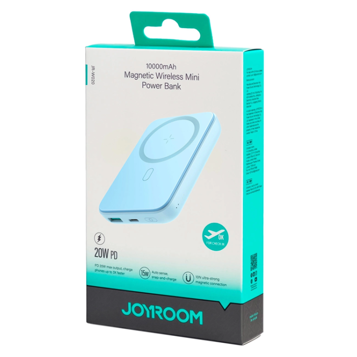 Joyroom - Joyroom MagSafe Powerbank 20W 10000mAh - Blå
