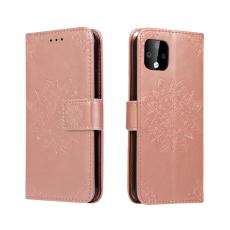 UTGATT5 - Pl&aring;nboksfodral med Kalejdoskop f&ouml;r Google Pixel 4 - Ros&eacute;guld
