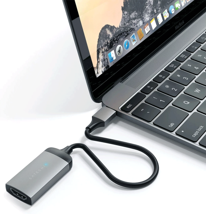 Satechi - Satechi USB-C HDMI Adapter - Space Grå