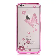 Vouni - Vouni Kristall Skal till iPhone 6 / 6S - Magenta