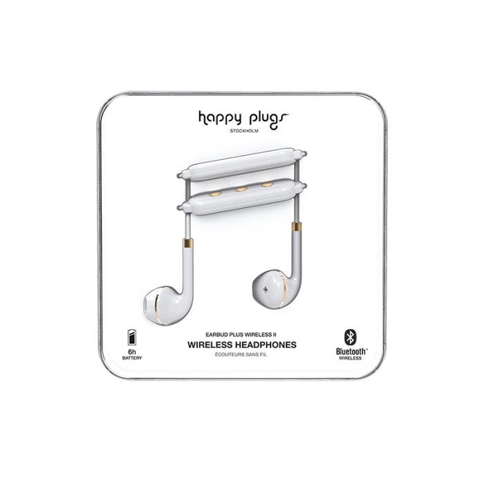 UTGATT4 - Happy Plugs Earbud Plus Wireless Ii White