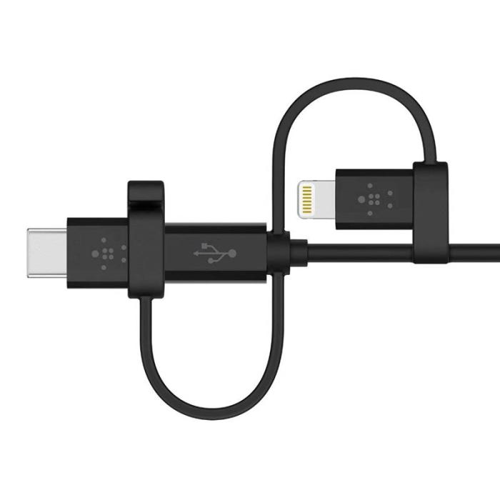 UTGATT4 - Belkin Usb-A To Micro-Usb/ Lightning/ Usb-C Charging Cable 1,2M