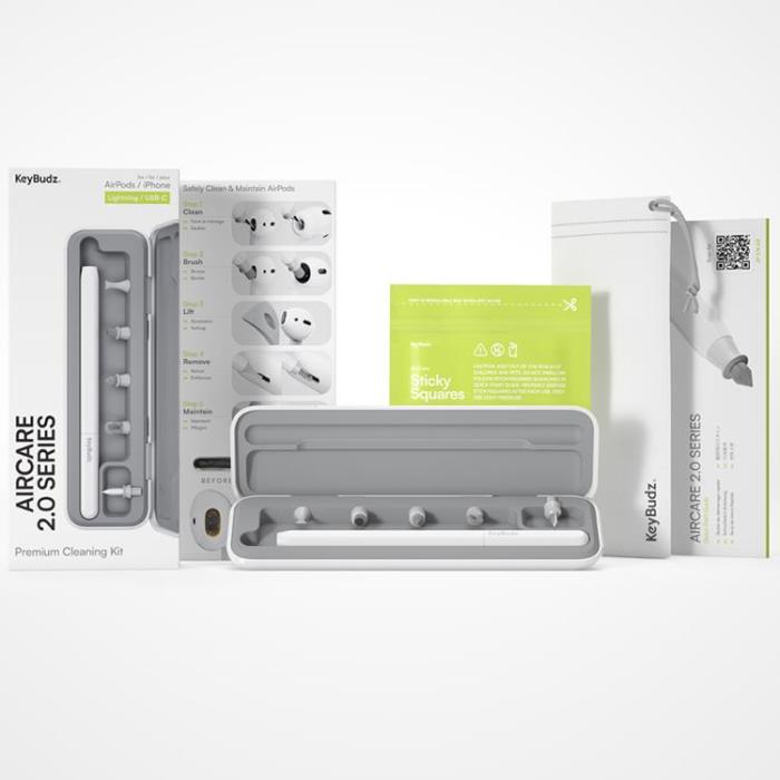 KeyBudz - Keybudz Cleaning Kit AirCare 2.0 - Lightning och USB-C