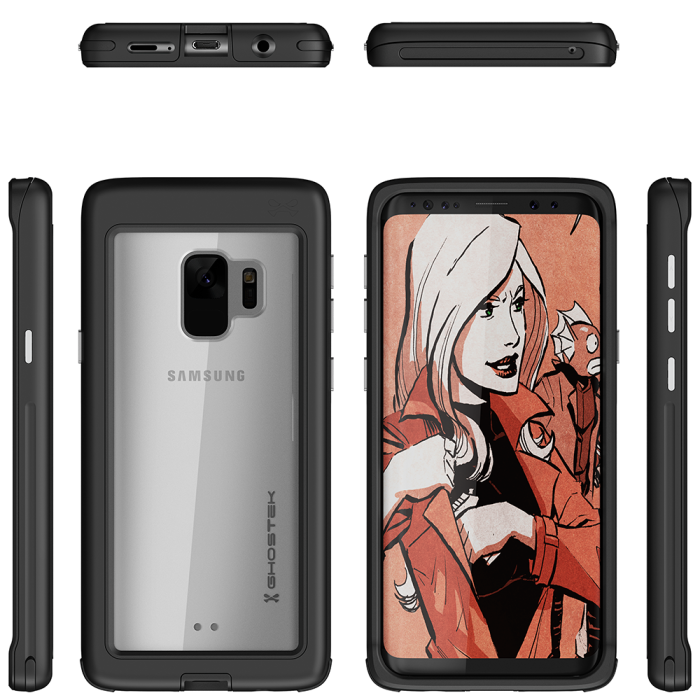 Ghostek - Ghostek Atomic Slim Skal till Samsung Galaxy S9 - Svart