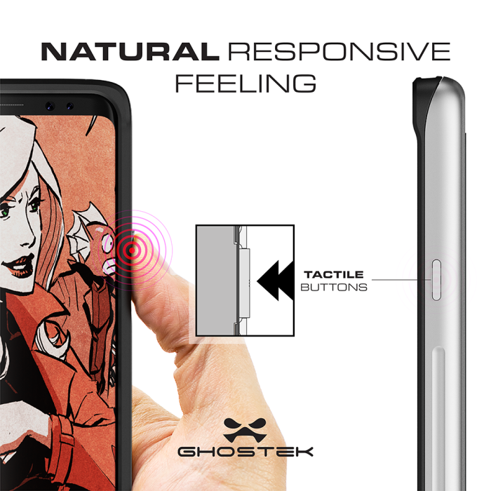 Ghostek - Ghostek Atomic Slim Skal till Samsung Galaxy S9 - Svart