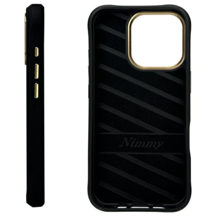 NIMMY - Nimmy iPhone 16 Pro Max Mobilskal Cool & Cute 2.0 Monkey - Svart