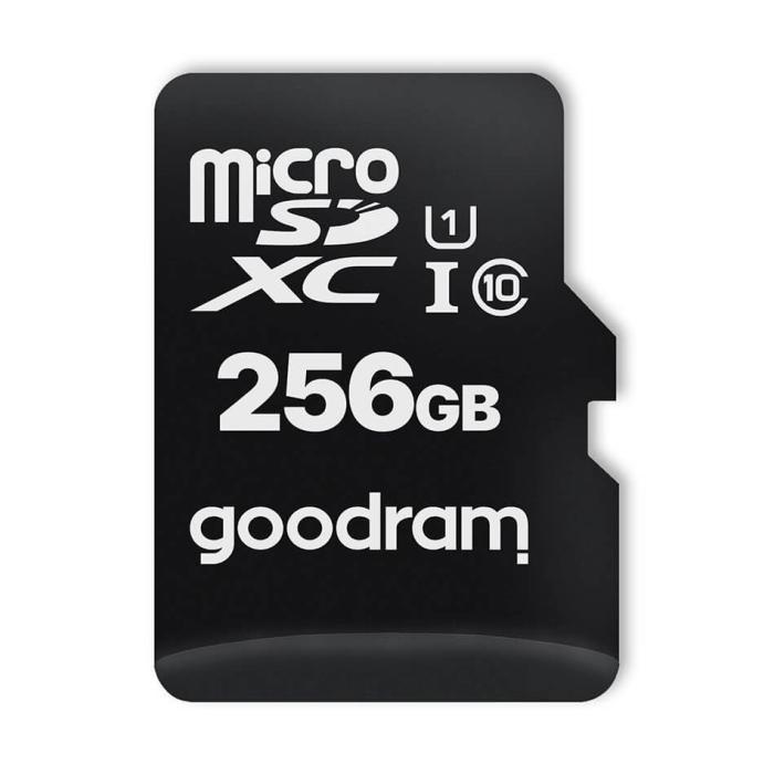 Goodram - Goodram Mikrokort 256 GB micro SD XC UHS-I klass 10 minneskort