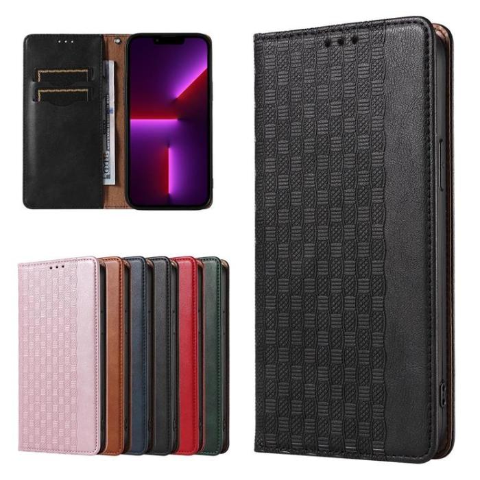 OEM - Galaxy S23 Ultra Plånboksfodral Magnet Strap - Svart