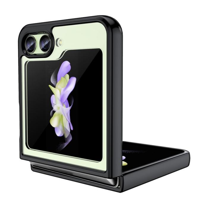 OEM - Galaxy Z Flip 5 Mobilskal Shockproof TPU Acrylic - Svart