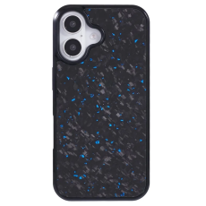 A-One Brand - iPhone 16 Mobilskal Aramid Fiber Forged - Blå