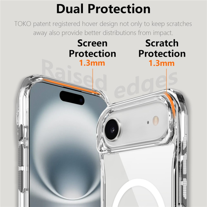 A-One Brand - iPhone Air Mobilskal MagSafe TPU + PC Crystal Clear