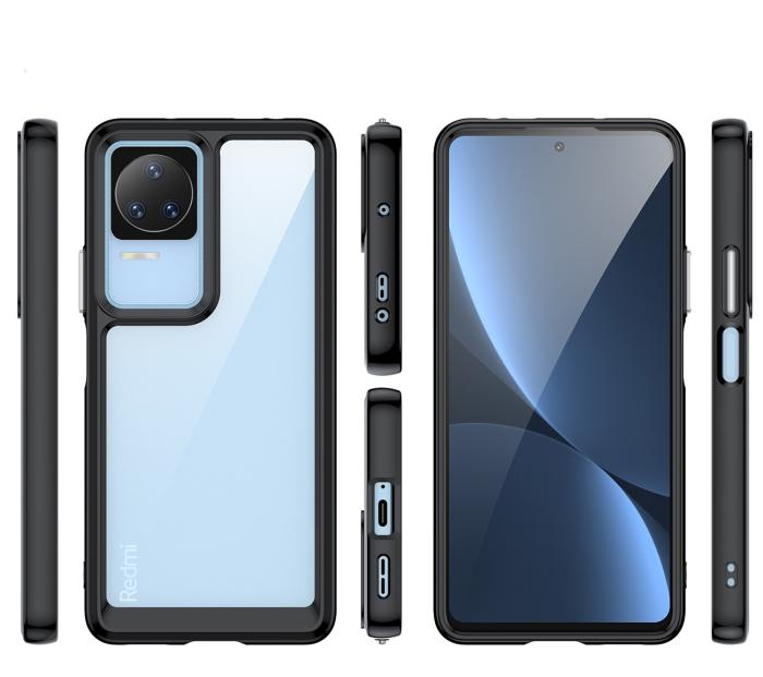 UTGATT1 - Xiaomi Poco F4 5G Skal Flexible Outer Space - Svart