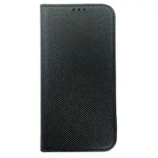 No name - iPhone 15 Pro Pl&aring;nboksfodral Smart Magnet - Svart
