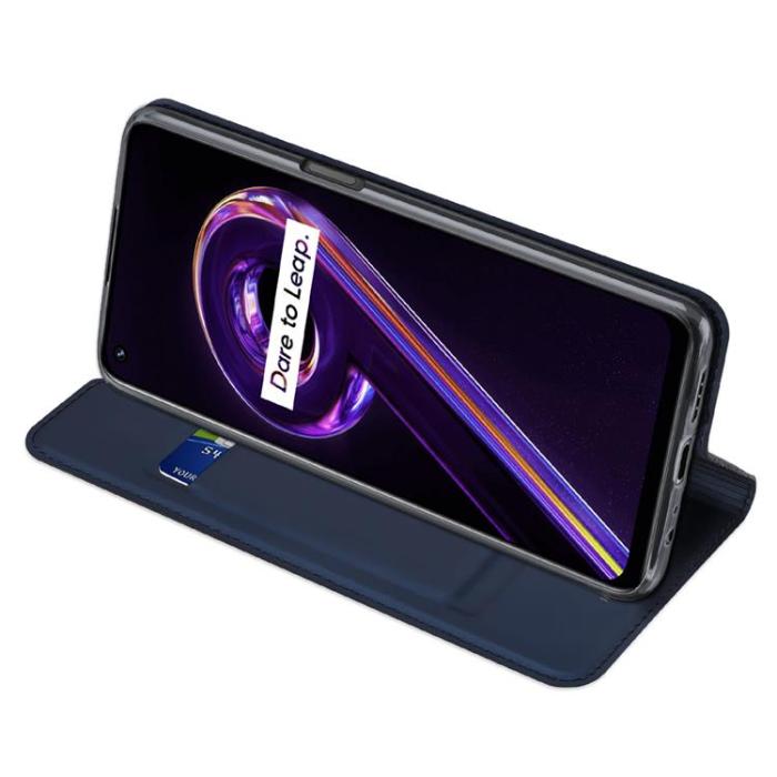 Dux Ducis - Dux Ducis Realme 9 Pro Plånboksfodral Skin Series - Blå