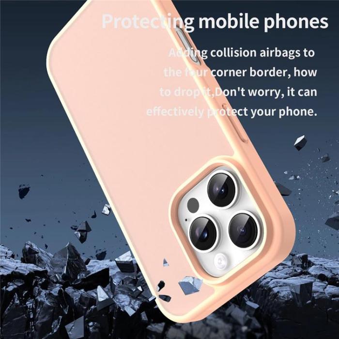 A-One Brand - iPhone 16 Pro Max Mobilskal Skin Touch Matte - Rosa