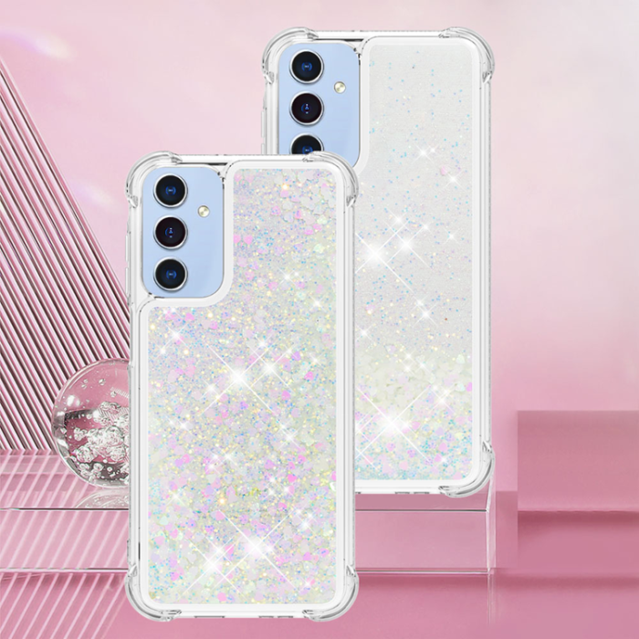 A-One Brand - Galaxy A17/A26 Mobilskal Glitter Quicksand TPU - Laser
