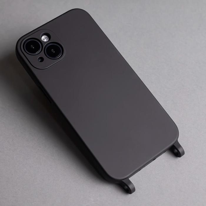 OEM - Silikon Skal för iPhone 7, 8, SE 2020, SE 2022 – Svart