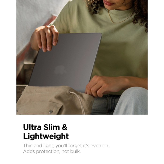 Tech-Protect - Spigen Skal För Macbook Air 13 Airskin - Frost Svart