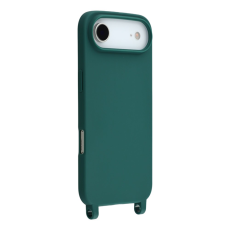 A-One Brand - iPhone 17 Air Mobilskal TPU med Hål för Rem - Mörkgrön