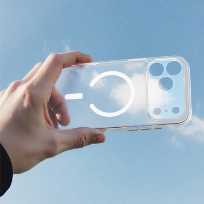 AmazingThing - AmazingThing Mobilskal För iPhone 18 Pro/17 Pro Magsafe Minimal - Transparent