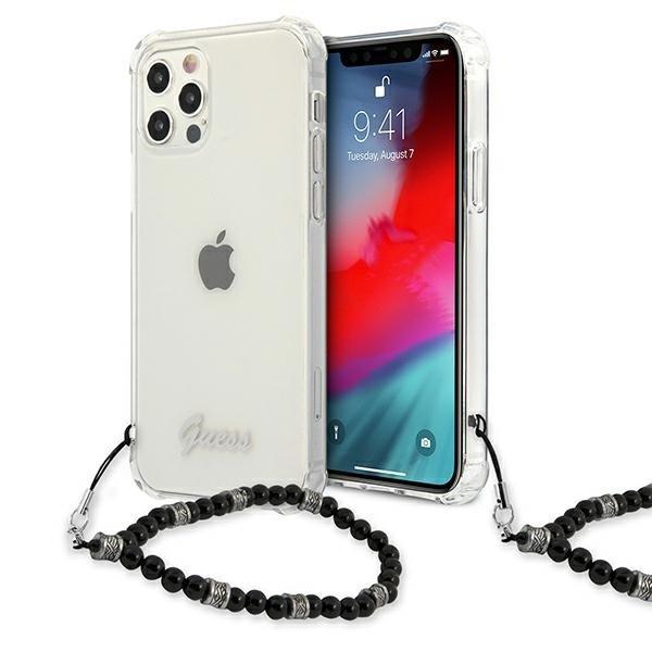 Guess Skal iPhone 12 & 12 Pro Black Pearl - Transparent | 2353 | AlltMobil