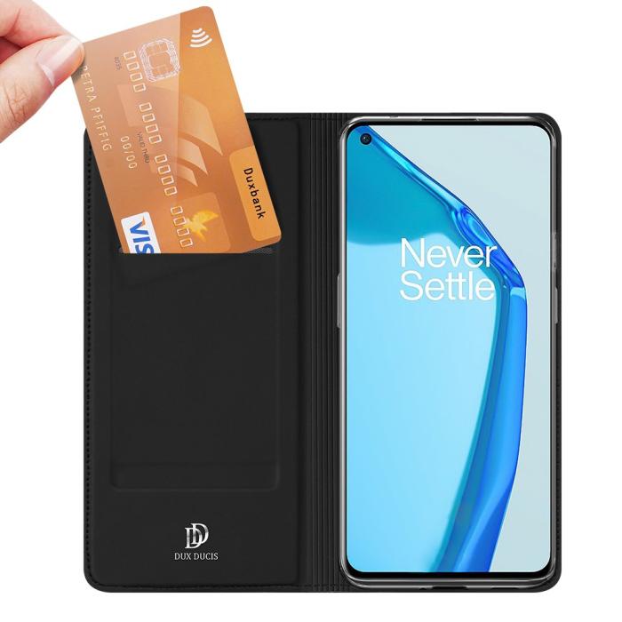 UTGATT - Dux Ducis Skin Series Plånboksfodral OnePlus 9 - Svart