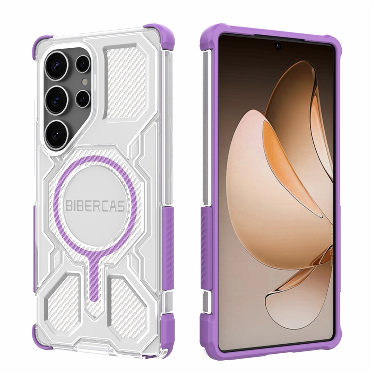 BIBERCAS Galaxy S25 Ultra Mobilskal MagSafe J-16 Transparent | 2353 | AlltMobil