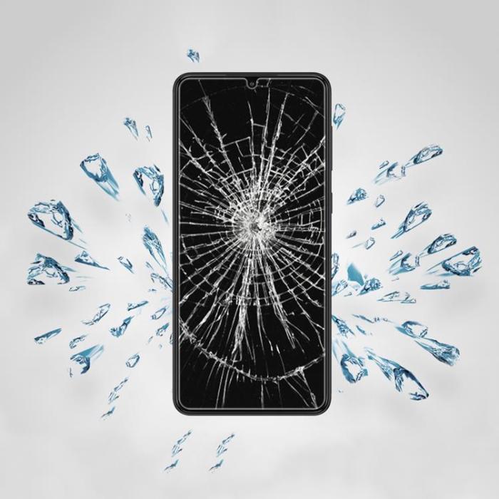 Nillkin - Nillkin Galaxy A73 5G Härdat glas 9H CP + PRO Ultra-Thin - Svart