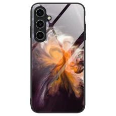Taltech - Galaxy A55 Mobilskal Marmormålad - Orange