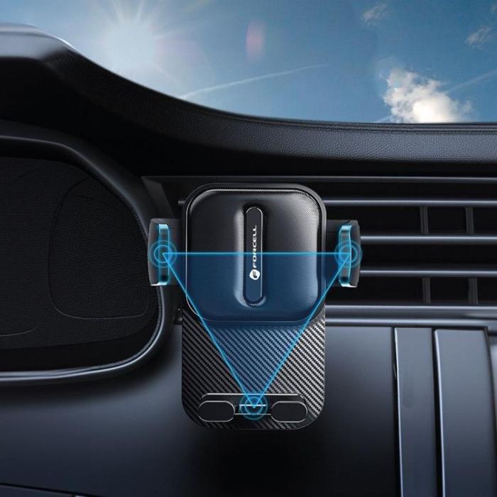 Forcell - Forcell Bilhållare Magnetic F-Grip GuardianAV - Svart