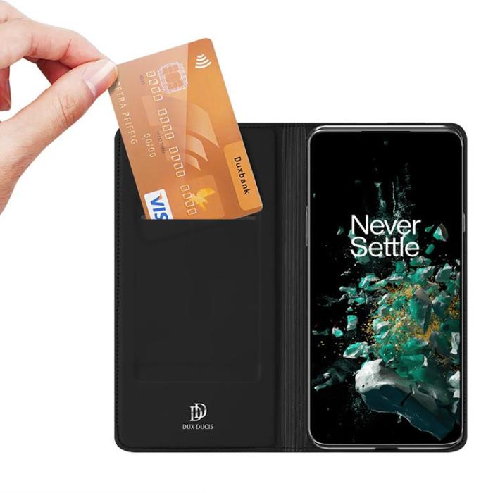 UTGATT1 - Dux Ducis OnePlus 10T/OnePlus Ace Pro Plånboksfodral Skin Series - Svart