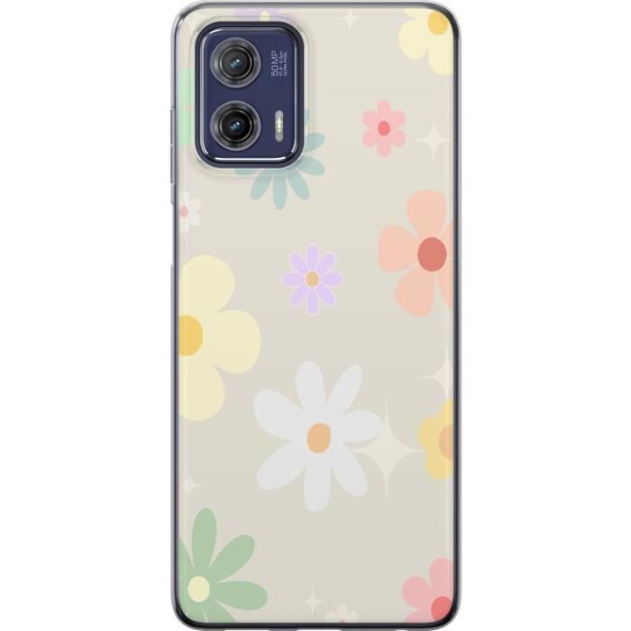 iSecrets - Mobilskal till Motorola Moto G73 med fejdande blommor