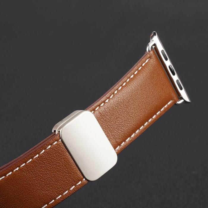 Dux Ducis - Dux Ducis Apple Watch 44/45/46/49mm Armband Äkta Läder
