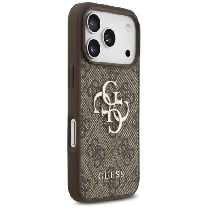 Guess - Guess iPhone 17 Pro Mobilskal 4G Strap 4G Classic Logo - Brun