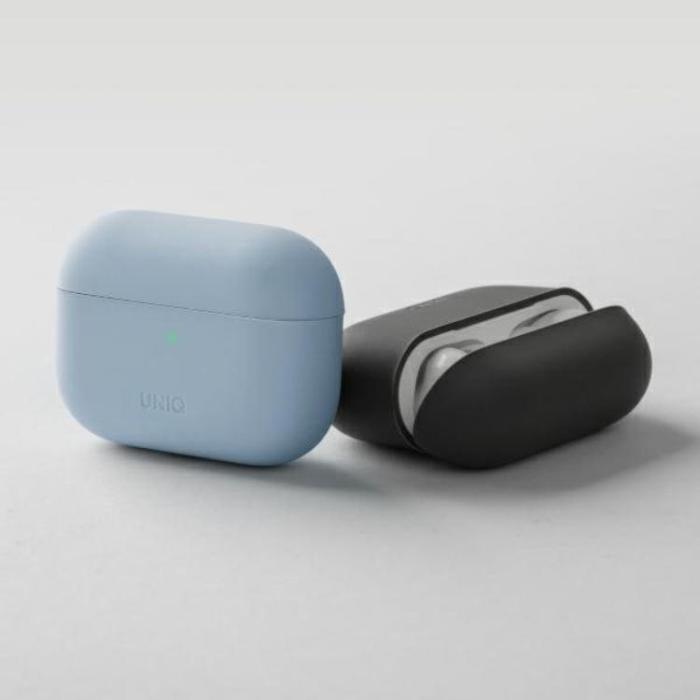 UNIQ - UNIQ AirPods Pro Skal Lino Silicone - Arctic Blå