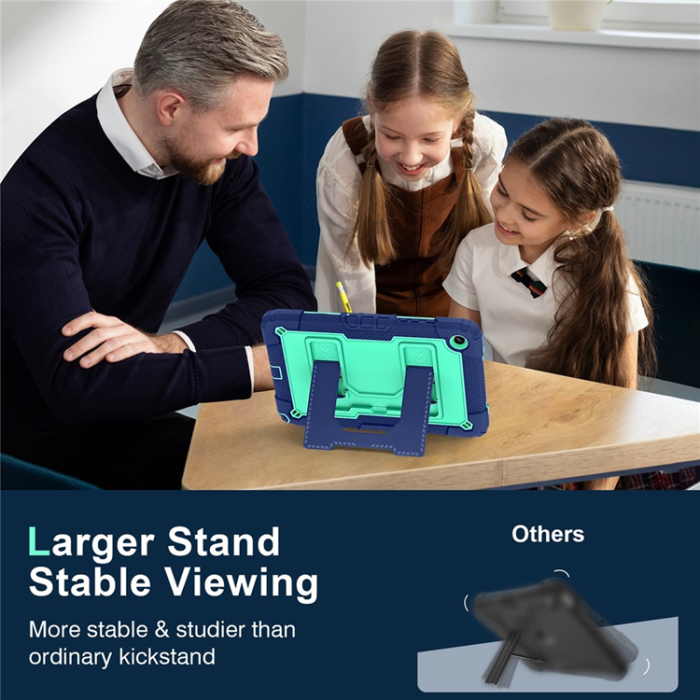 A-One Brand - Galaxy Tab A9 Plus Skal Kickstand Med Rem Anti Drop