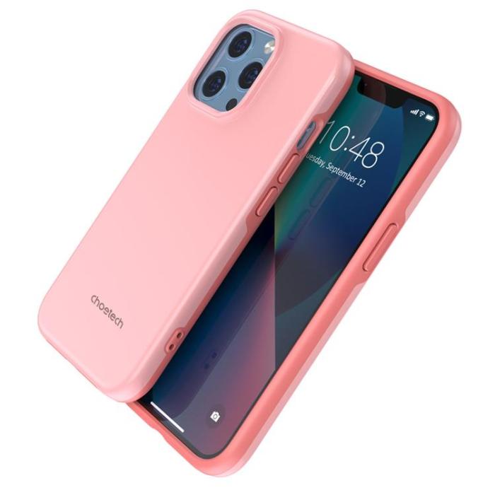 Choetech - Choetech iPhone 13 Pro Skal Magsafe MFM Anti-drop - Rosa