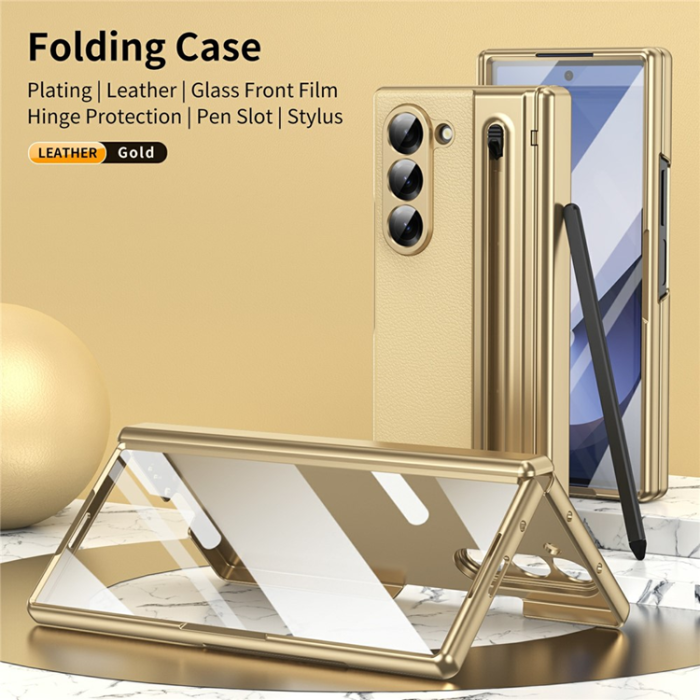 A-One Brand - Galaxy Z Fold 7 Mobilskal Matte Electroplated - Guld