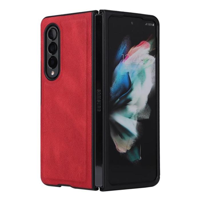 UTGATT1 - Galaxy Z Fold 4 Plånboksfodral 2in1 Detachable - Röd