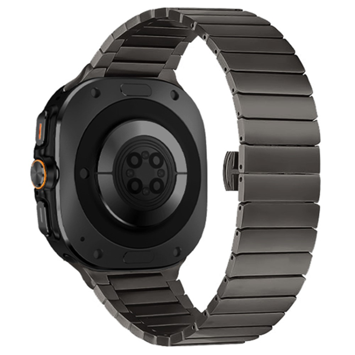 A-One Brand - Galaxy Watch Ultra (47mm) Armband Stainless Steel - Mörkgrå