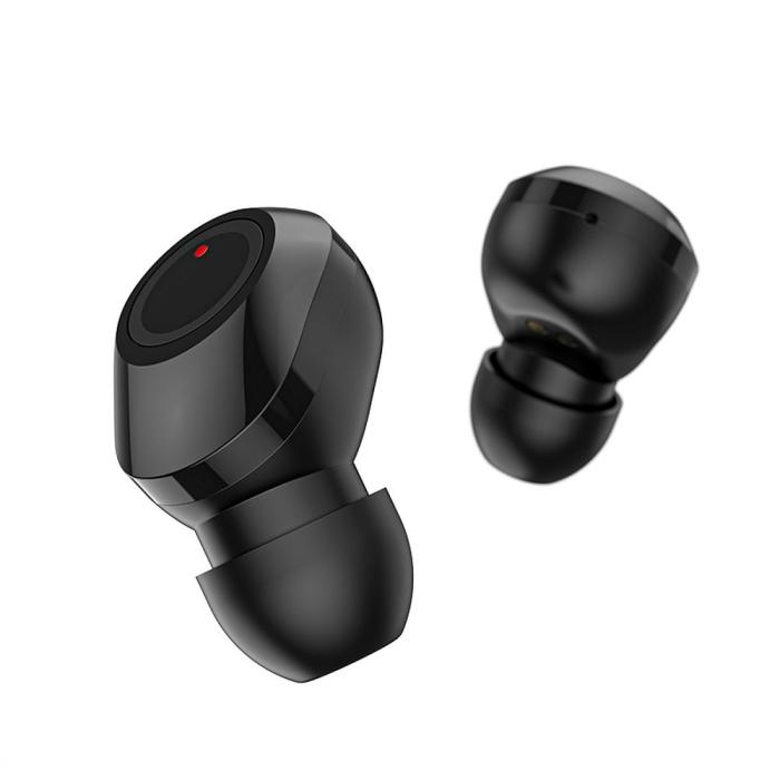 OEM - Trådlöst headset stereo TWS M9 + dockningsstation svart