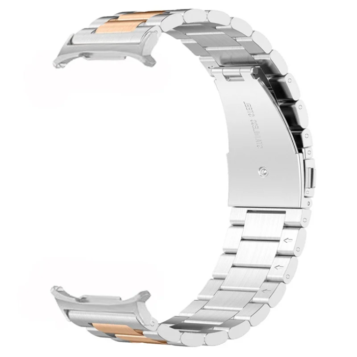 A-One Brand - Galaxy Watch 8 (44mm/40mm) Armband Stainless Steel Three Bead