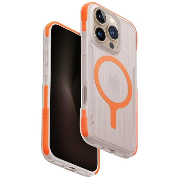 UNIQ - UNIQ iPhone 16 Pro Mobilskal MagSafe Combat Active - Orange
