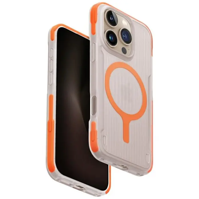 UNIQ - UNIQ iPhone 16 Pro Mobilskal MagSafe Combat Active - Orange
