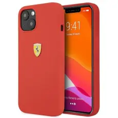 Ferrari - Ferrari Silicone Skal iPhone 13 mini - R&ouml;d