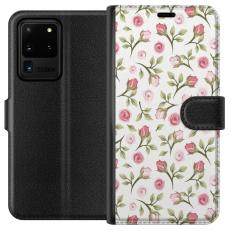 iSecrets - Pl&aring;nboksfodral till Samsung Galaxy S20 Ultra med Blommigt