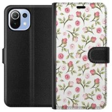 iSecrets - Pl&aring;nboksfodral till Xiaomi Mi 11 Lite med Blommigt