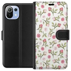 Gustaf - Pl&aring;nboksfodral till Xiaomi Mi 11 Lite med Blommigt